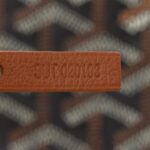 Goyard Saint Louis Tote GM (Black with Tan Leather Trim) - Image 8