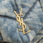 YSL Loulou Denim Medium Shoulder Bag - Image 13