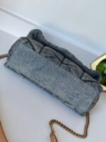 YSL Loulou Denim Medium Shoulder Bag - Image 6