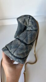 YSL Loulou Denim Medium Shoulder Bag - Image 10