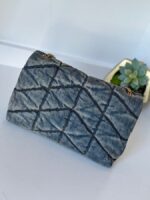 YSL Loulou Denim Medium Shoulder Bag - Image 5
