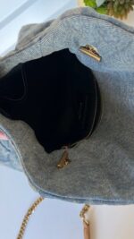 YSL Loulou Denim Medium Shoulder Bag - Image 19