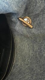 YSL Loulou Denim Medium Shoulder Bag - Image 18
