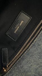 YSL Loulou Denim Medium Shoulder Bag - Image 17
