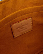 LV Pleated Mini Denim Shoulder Bag - Image 8