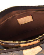 LV Monogram Coated Canvas Multi Pochette Crossbody Bag - Image 10
