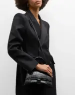 Balenciaga Hourglass Large – Croc Black - Image 11
