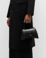 Balenciaga Hourglass Large – Croc Black - Image 9