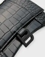 Balenciaga Hourglass Large – Croc Black - Image 7